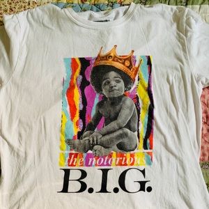 Barely worn, B.I.G. Graphic tee